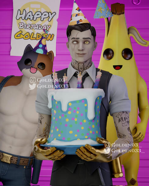 First Birthday Render