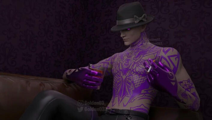 Shadow Midas with hat (Shirtless) 1 Shadow Midas with hat (Shirtless) 1